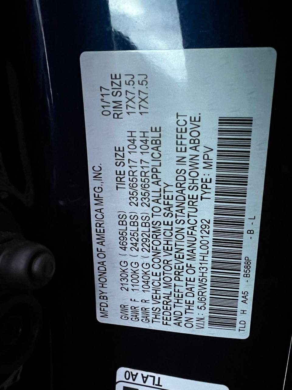 Used - Honda CR-V LX SUV for sale in Staten Island NY