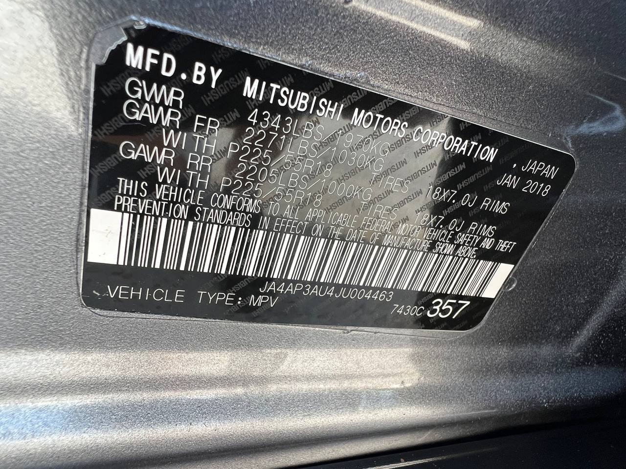 Used - Mitsubishi Outlander Sport ES Wagon for sale in Staten Island NY