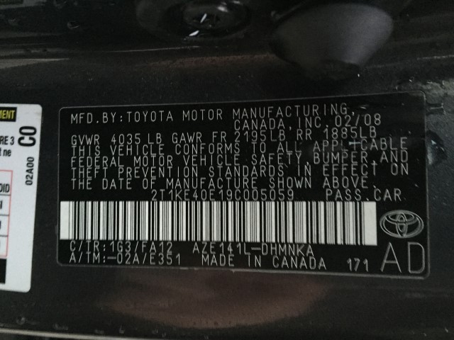 Used - Toyota Matrix S Hatchback for sale in Staten Island NY