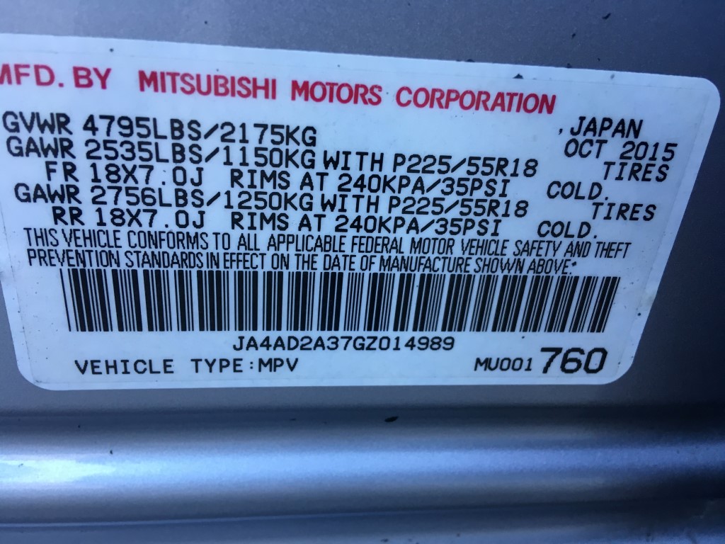 Used - Mitsubishi Outlander ES SUV for sale in Staten Island NY