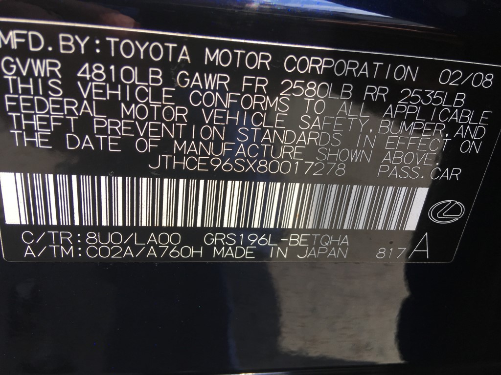 Used - Lexus GS 350 AWD Sedan for sale in Staten Island NY