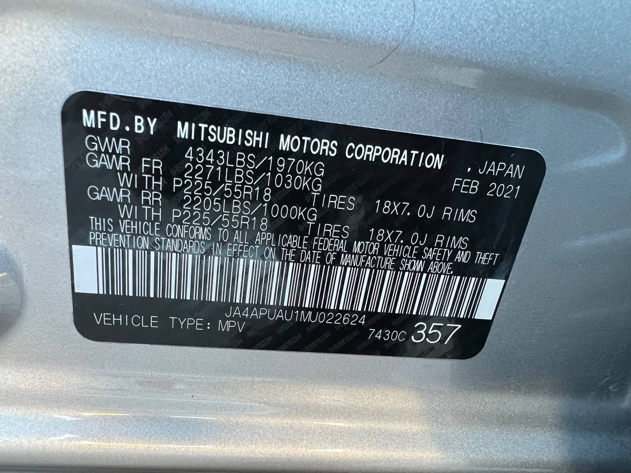Used - Mitsubishi Outlander Sport ES Wagon for sale in Staten Island NY