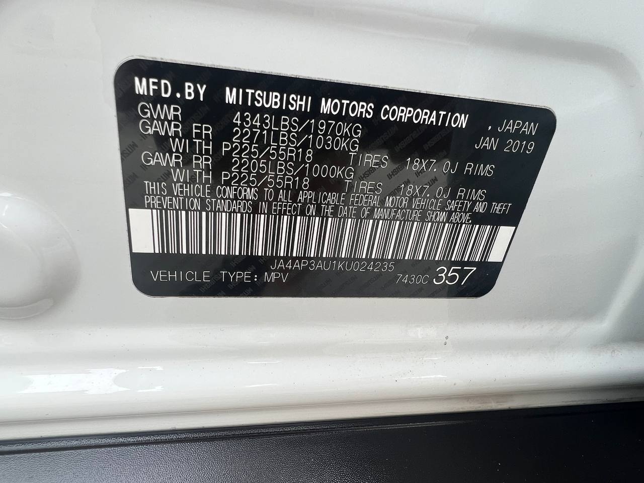 Used - Mitsubishi Outlander Sport ES Wagon for sale in Staten Island NY