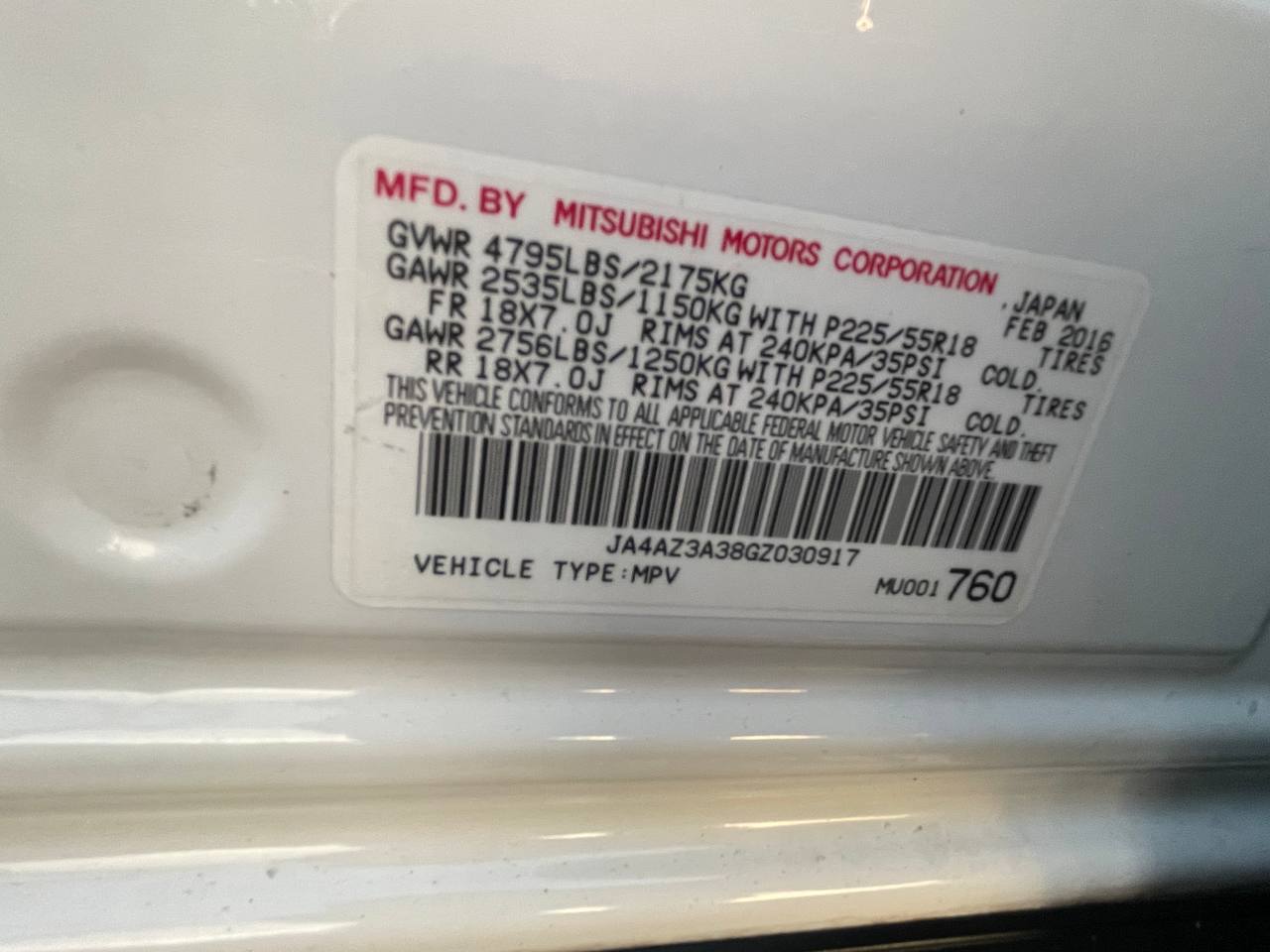 Used - Mitsubishi Outlander ES AWD SUV for sale in Staten Island NY