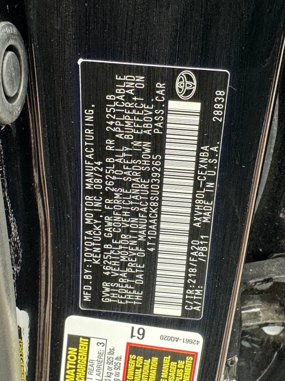 Used - Toyota Camry LE SEDAN for sale in Staten Island NY