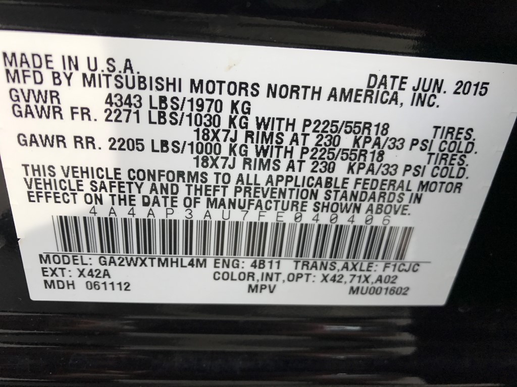 Used - Mitsubishi Outlander Sport SUV for sale in Staten Island NY