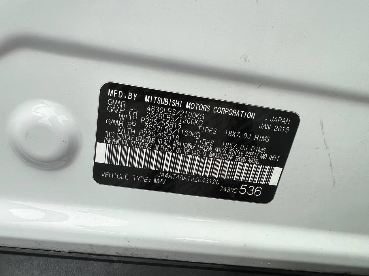 Used - Mitsubishi Eclipse Cross LE Wagon for sale in Staten Island NY
