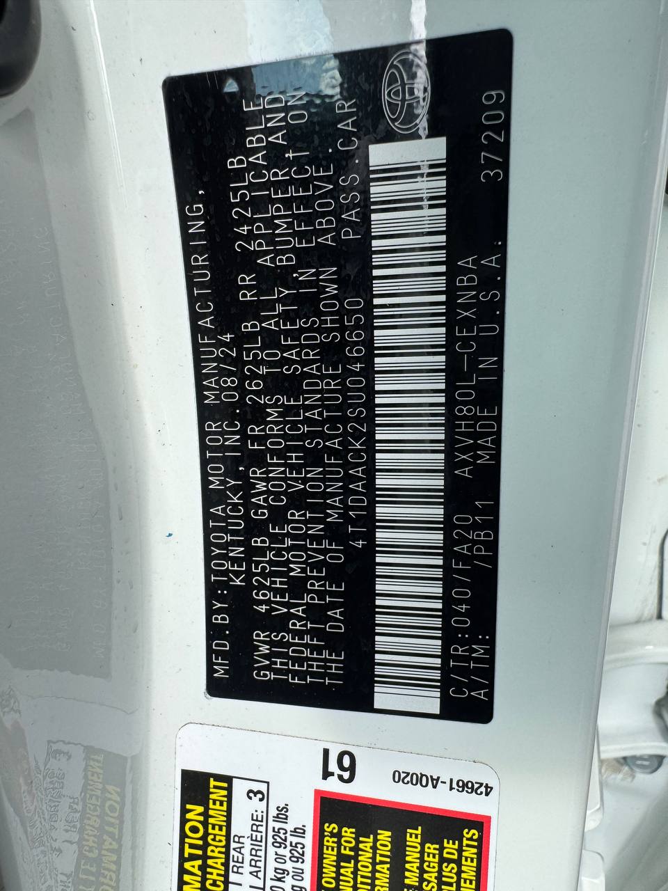 Used - Toyota Camry LE SEDAN for sale in Staten Island NY