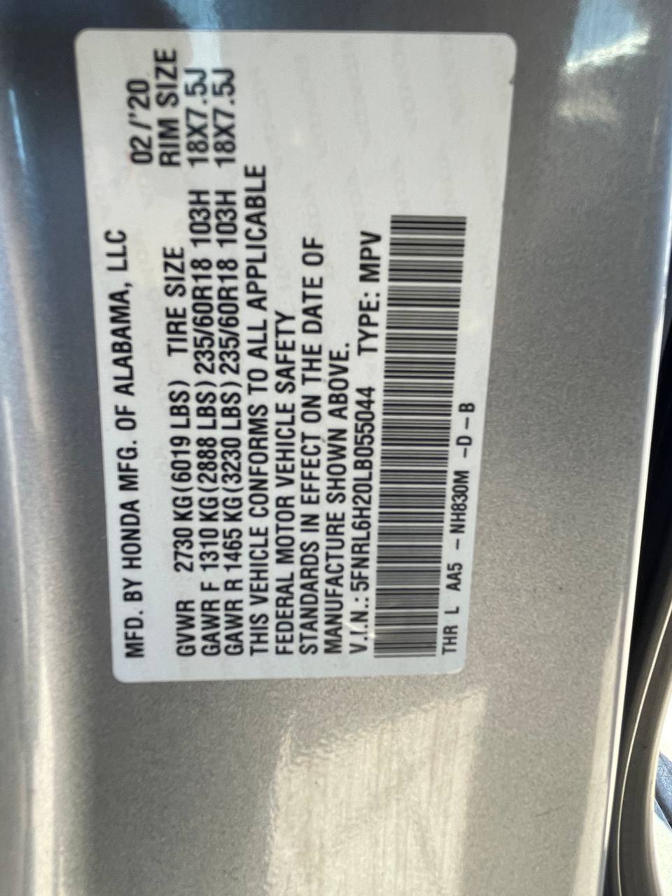 Used - Honda Odyssey LX Minivan for sale in Staten Island NY