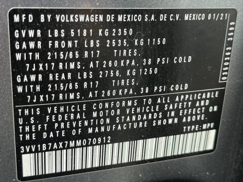 Used - Volkswagen Tiguan S SUV for sale in Staten Island NY