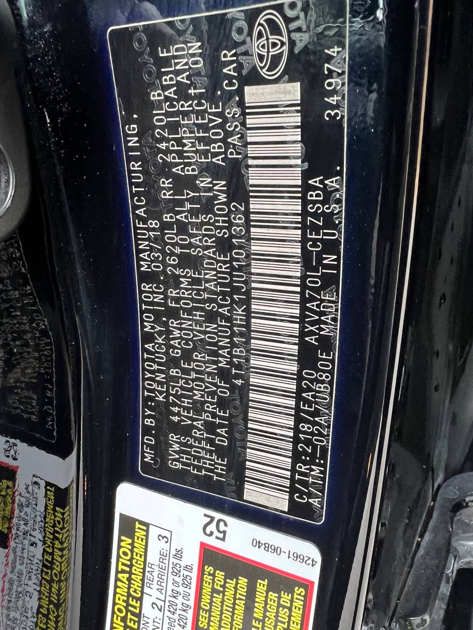 Used - Toyota Camry SE SEDAN for sale in Staten Island NY