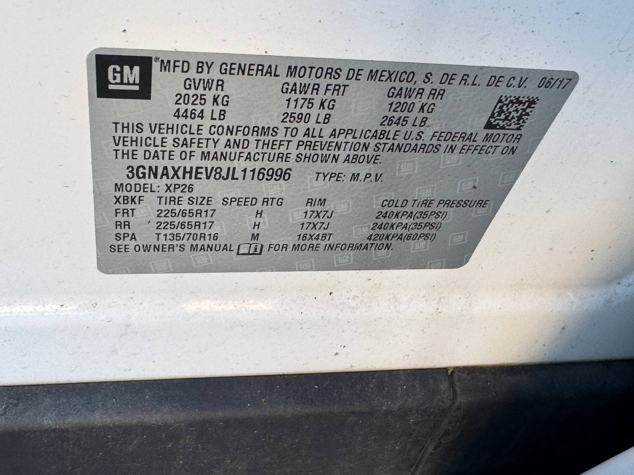 Used - Chevrolet Equinox LS SUV for sale in Staten Island NY