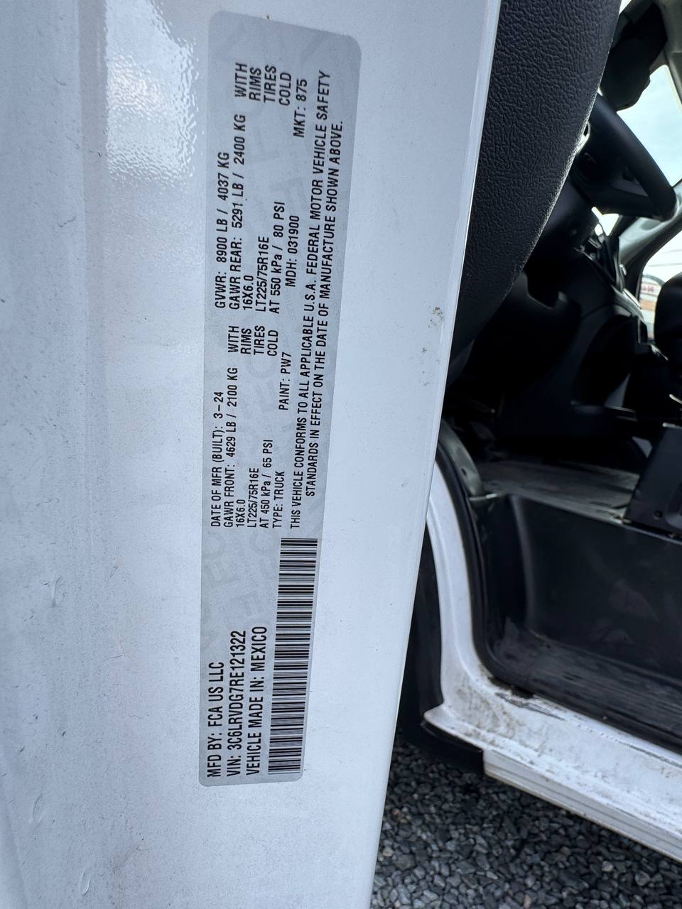 Used - RAM ProMaster Tradesman 2500 FULL-SIZE for sale in Staten Island NY