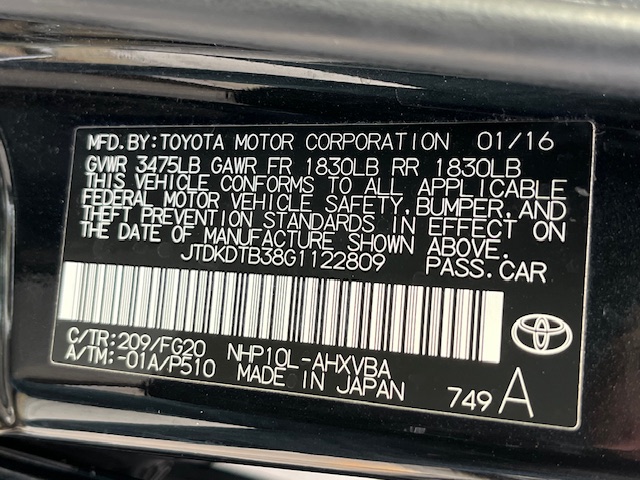 Used - Toyota Prius Two Hatchback for sale in Staten Island NY