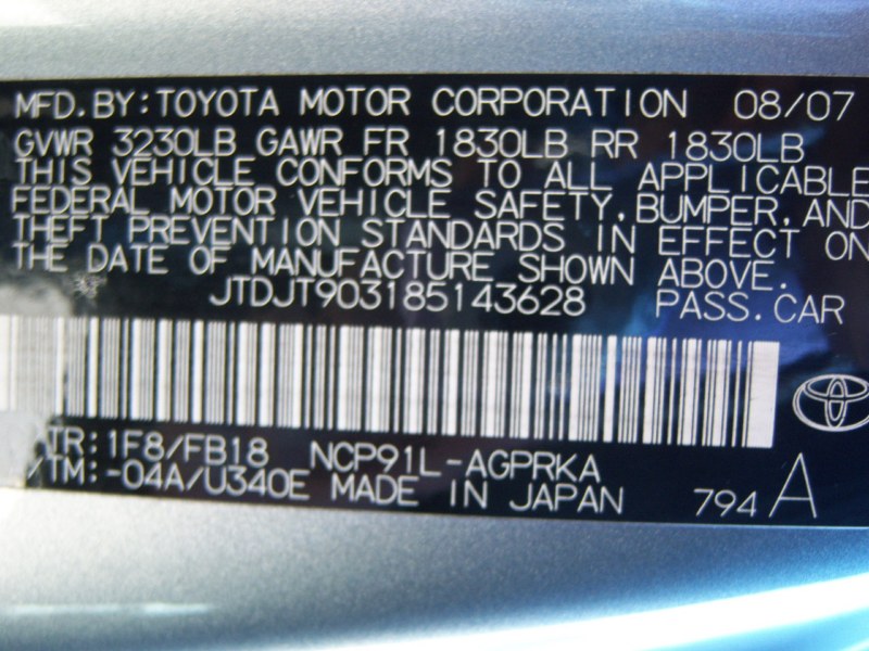 Pre-owned Car YarisToyota