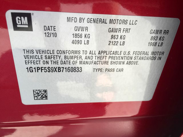 Used - Chevrolet Cruze LT Sedan 4-Door for sale in Staten Island NY