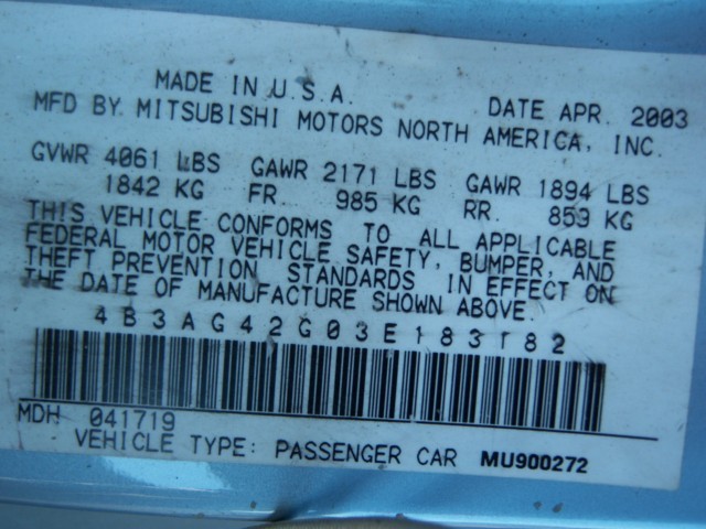 2003 Dodge Stratus 2.4L 4 Cylinder Engine for sale in Brooklyn, NY