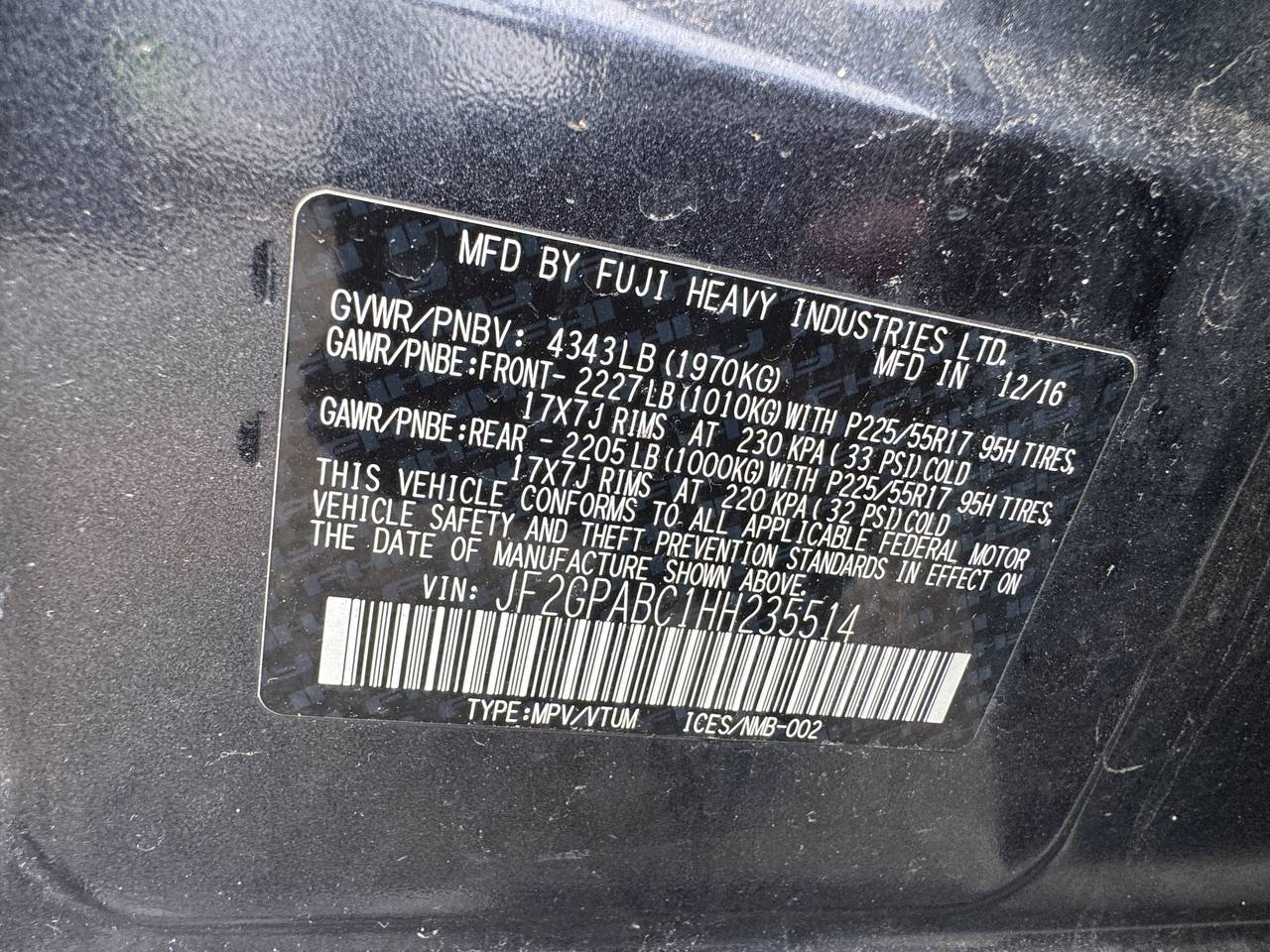 Used - Subaru Crosstrek 2.0i Premium Wagon for sale in Staten Island NY