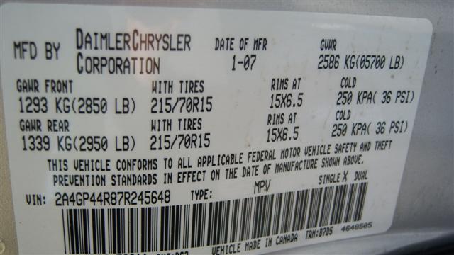 Pre-owned Car Town & CountryChrysler