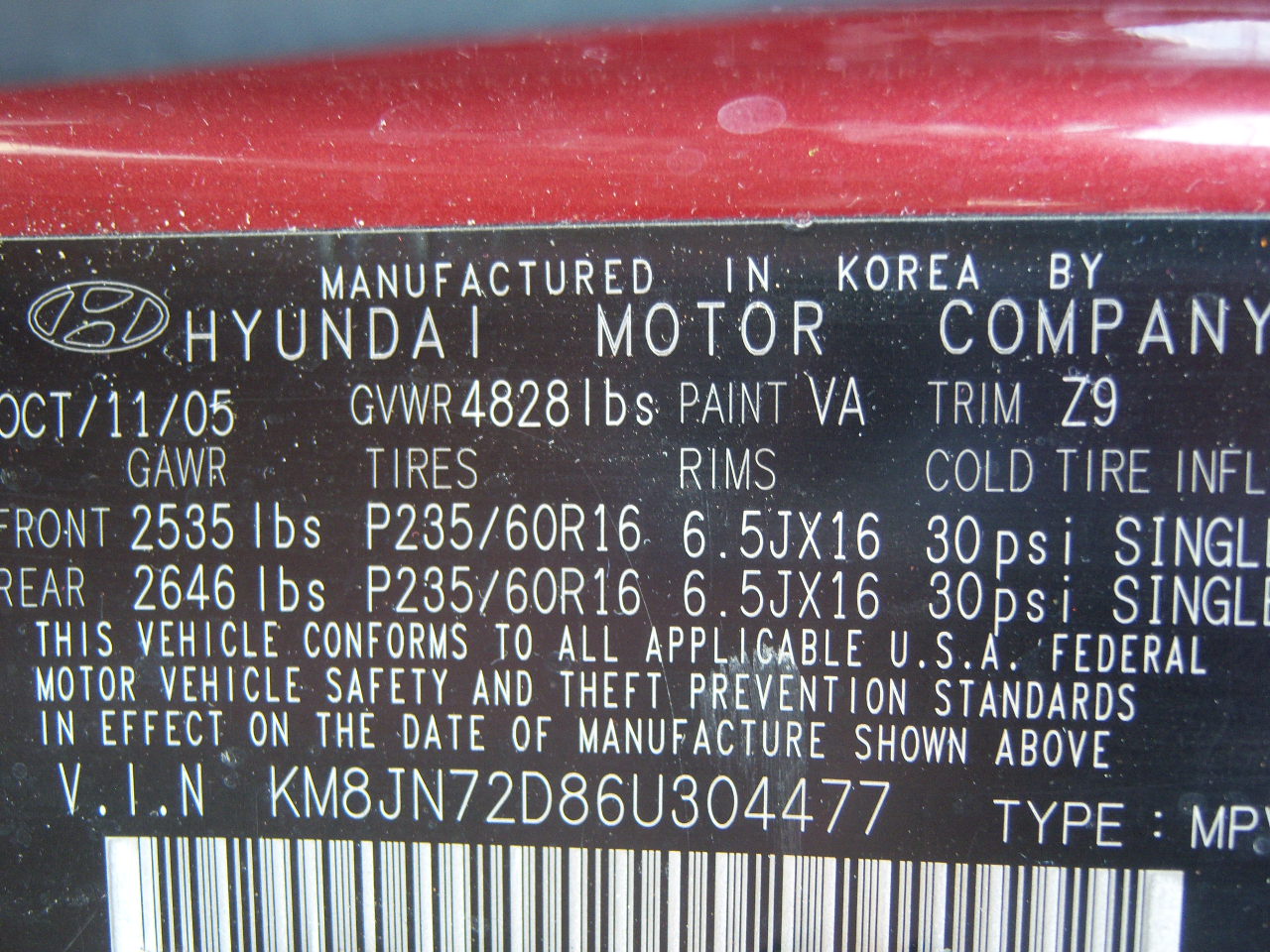 Pre-owned Car Tucson GLSHyundai