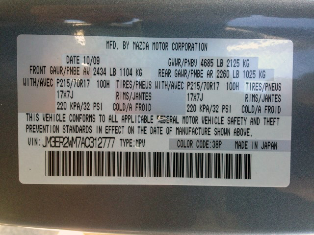 Used - Mazda CX-7 Turbo Sport Utility 4Dr for sale in Staten Island NY