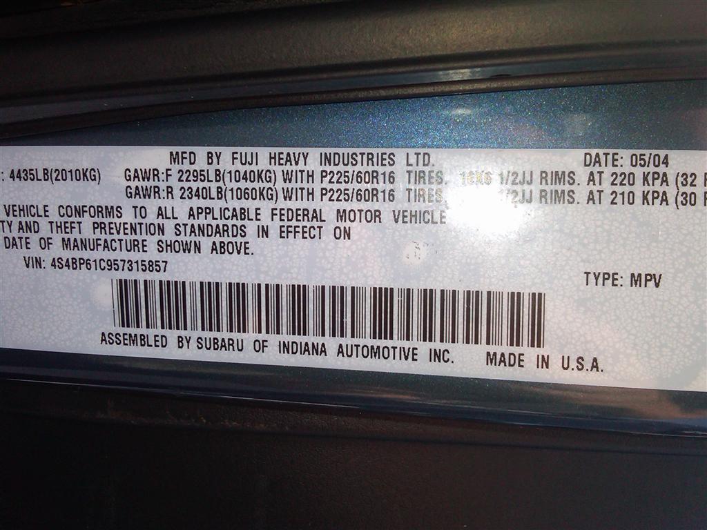 Pre-owned Car Outback AWDSubaru