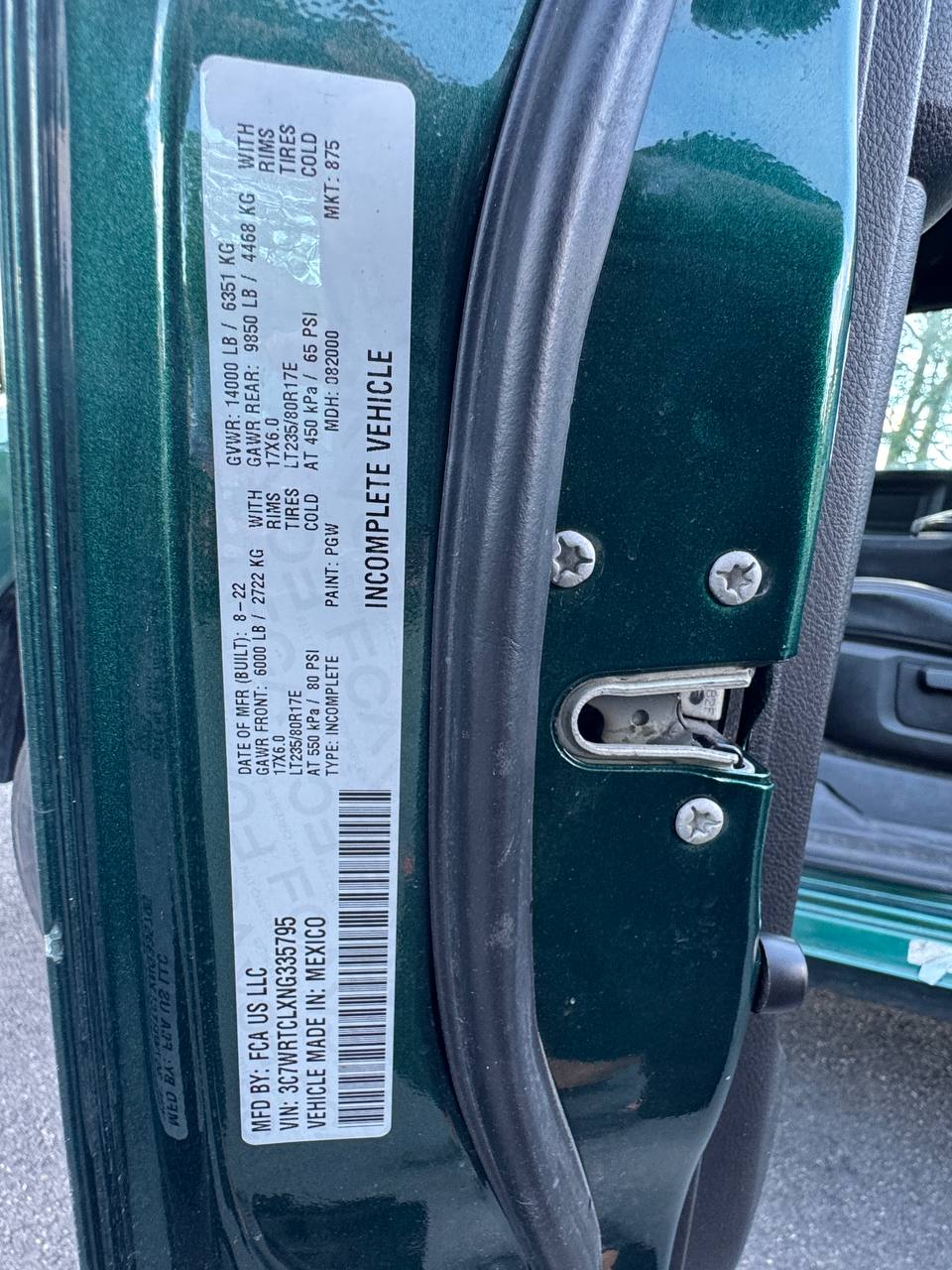 Used - RAM 3500 Tradesman 4x4 Chassis for sale in Staten Island NY