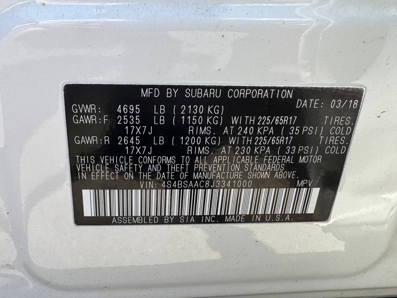 Used - Subaru Outback 2.5i AWD Wagon for sale in Staten Island NY