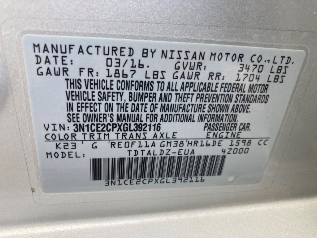 Used - Nissan Versa Note SV Hatchback for sale in Staten Island NY