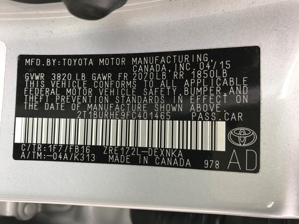 Used - Toyota Corolla LE Sedan for sale in Staten Island NY