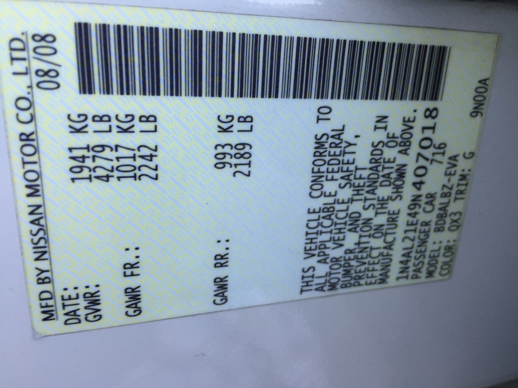 Used - Nissan Altima SL Sedan for sale in Staten Island NY