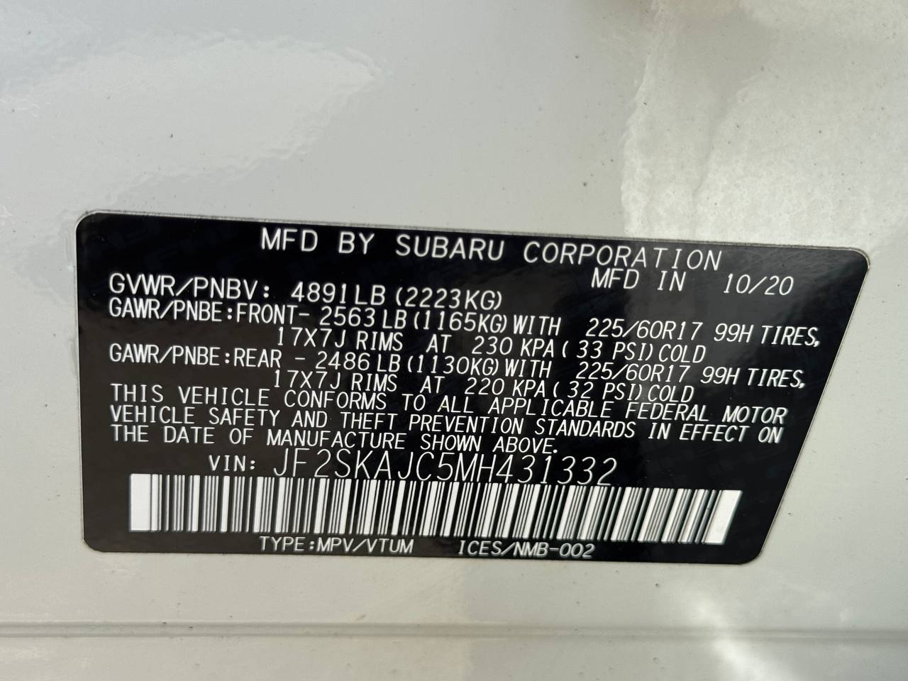 Used - Subaru Forester Premium AWD Wagon for sale in Staten Island NY