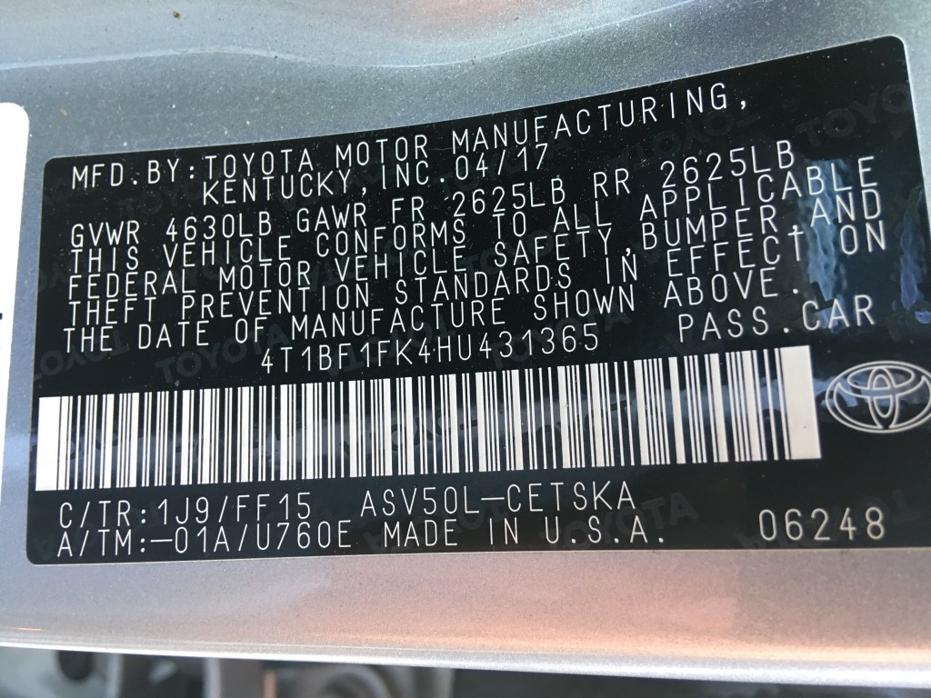 Used - Toyota Camry SE Sedan for sale in Staten Island NY