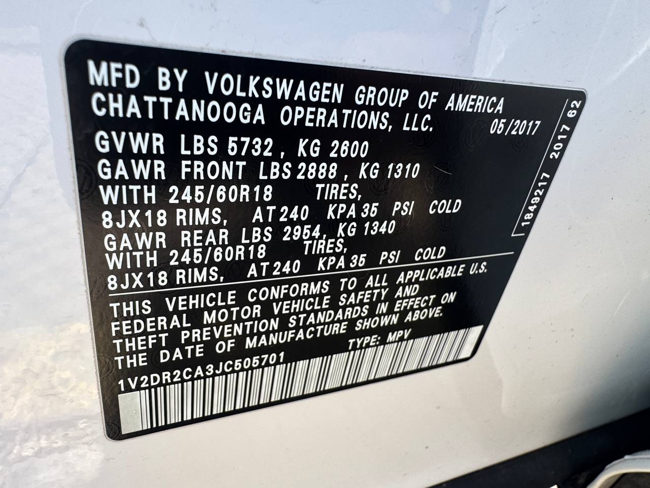 Used - Volkswagen Atlas V6 SE SUV for sale in Staten Island NY