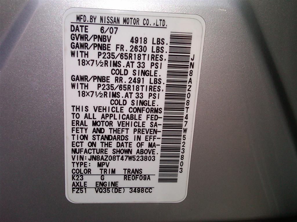 2007 Nissan Murano Sport Utility S for sale in Brooklyn, NY