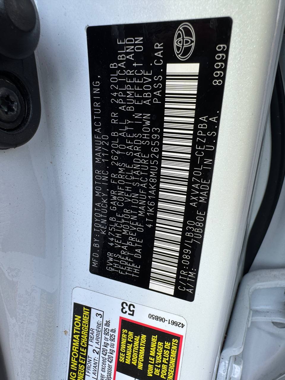 Used - Toyota Camry XSE SEDAN for sale in Staten Island NY