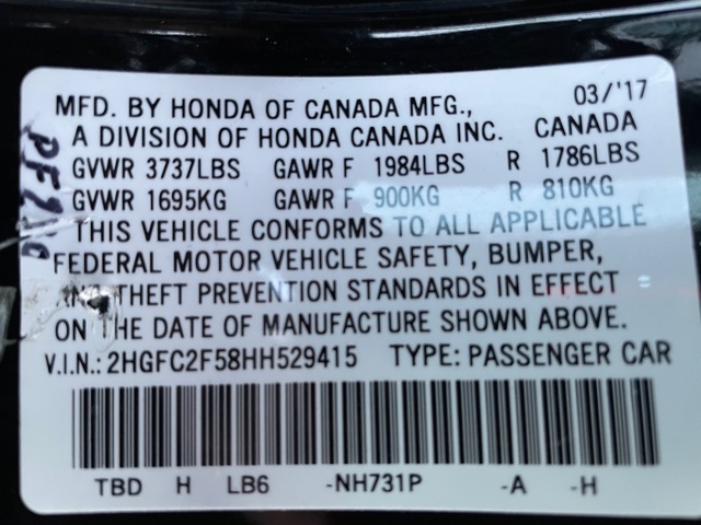 Used - Honda Civic LX Sedan for sale in Staten Island NY