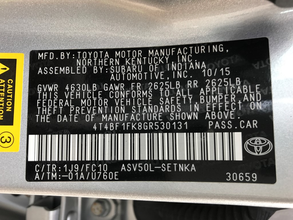 Used - Toyota Camry LE Sedan for sale in Staten Island NY