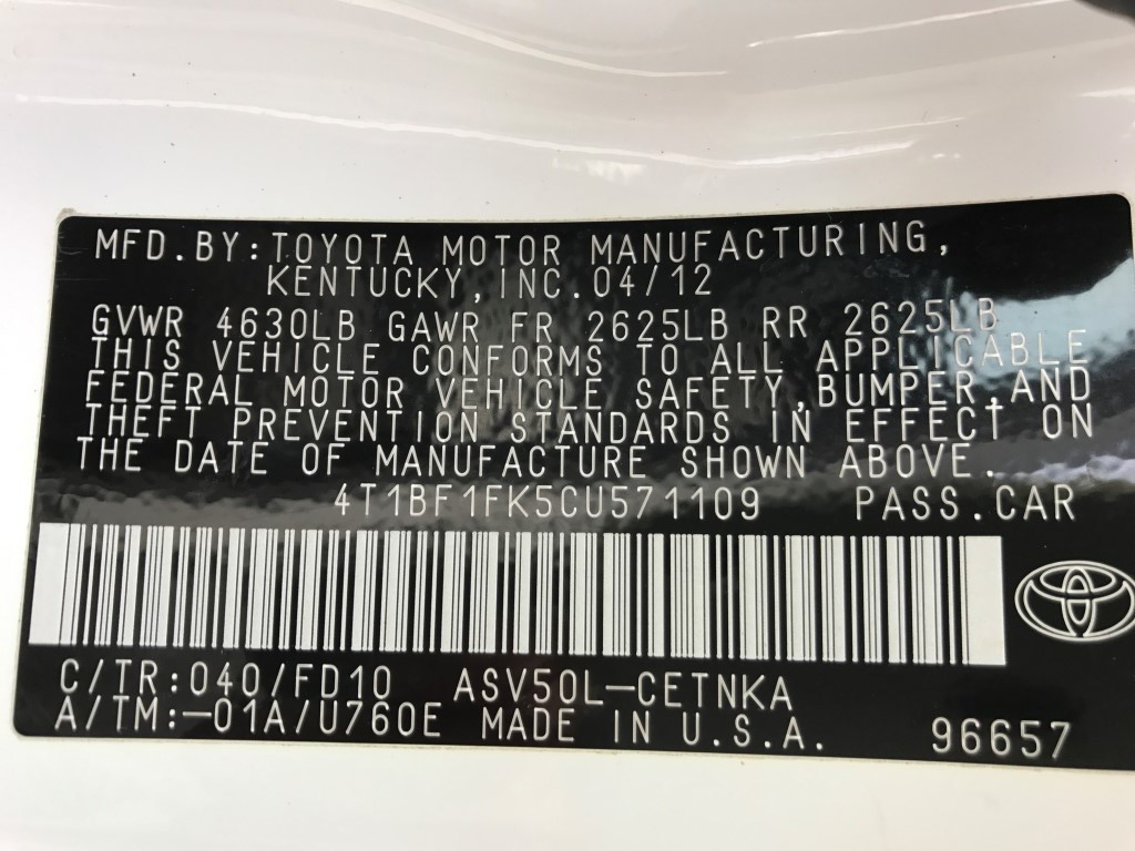 Used - Toyota Camry LE Sedan for sale in Staten Island NY