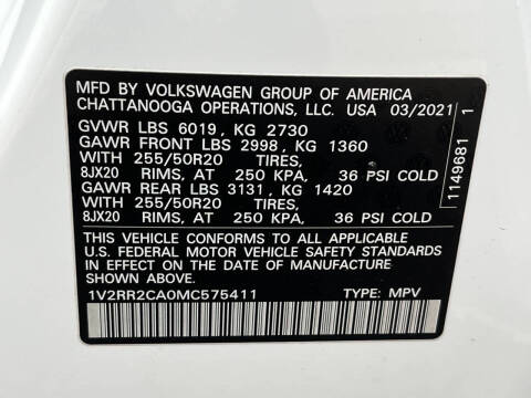 Used - Volkswagen Atlas V6 SE SUV for sale in Staten Island NY