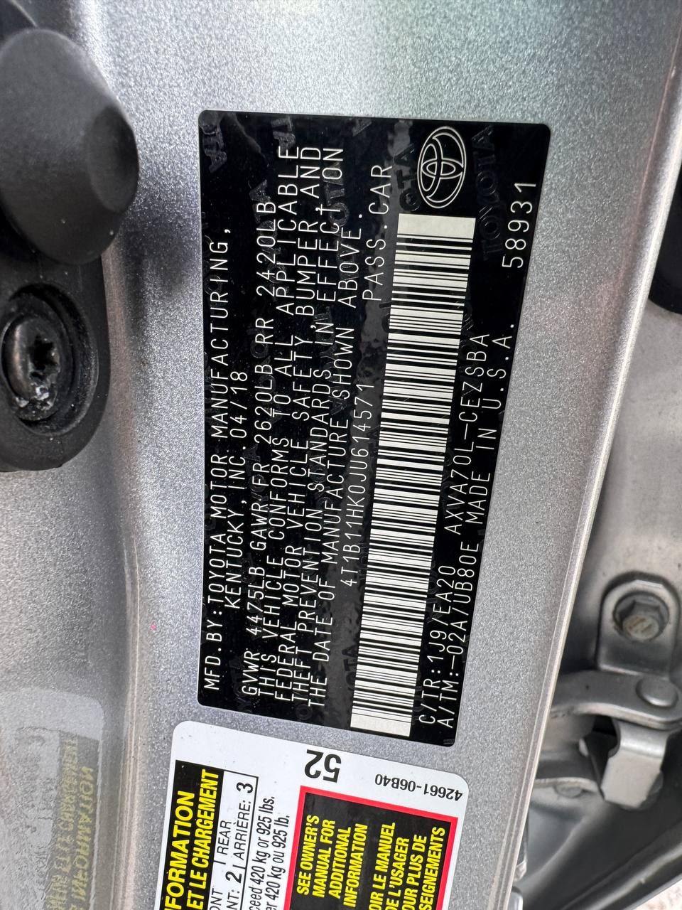 Used - Toyota Camry SE SEDAN for sale in Staten Island NY