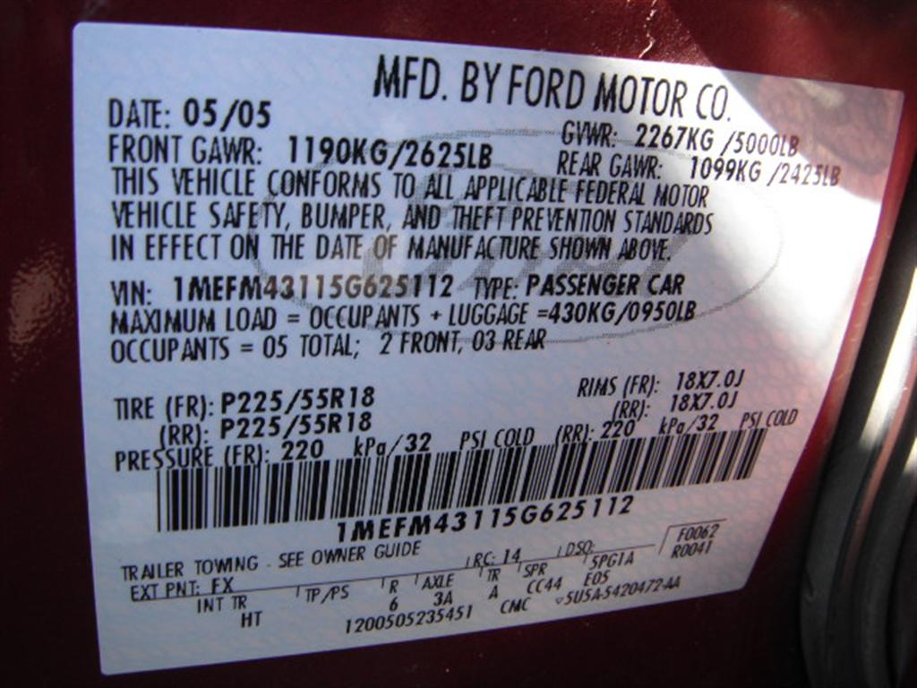 Used - Mercury Montego AWD Sedan for sale in Staten Island NY