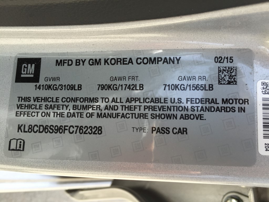 Used - Chevrolet Spark LT Hatchback for sale in Staten Island NY