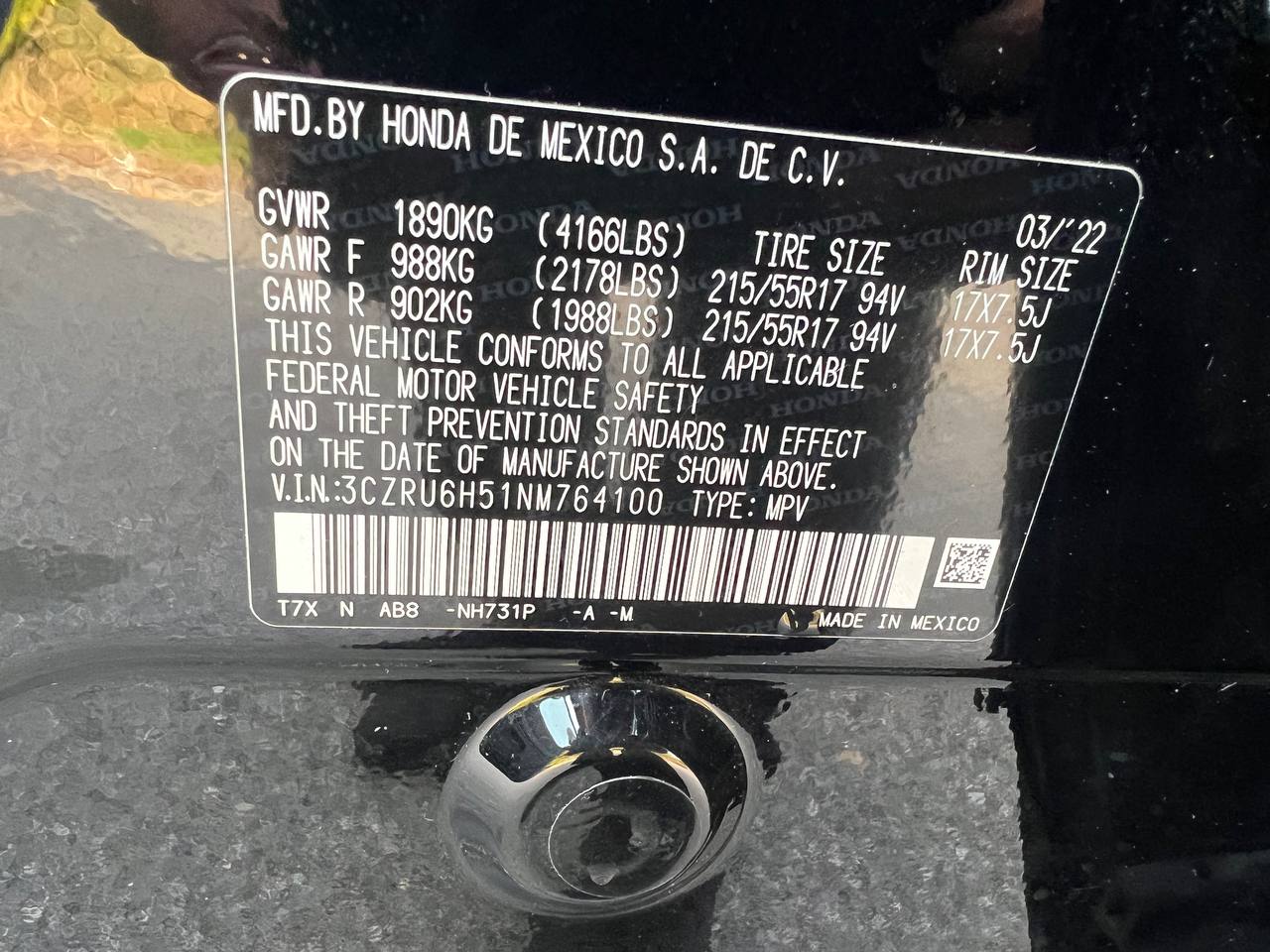 Used - Honda HR-V EX AWD Wagon for sale in Staten Island NY