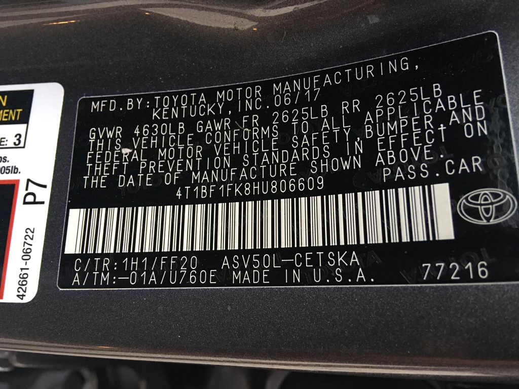 Used - Toyota Camry SE Sedan for sale in Staten Island NY