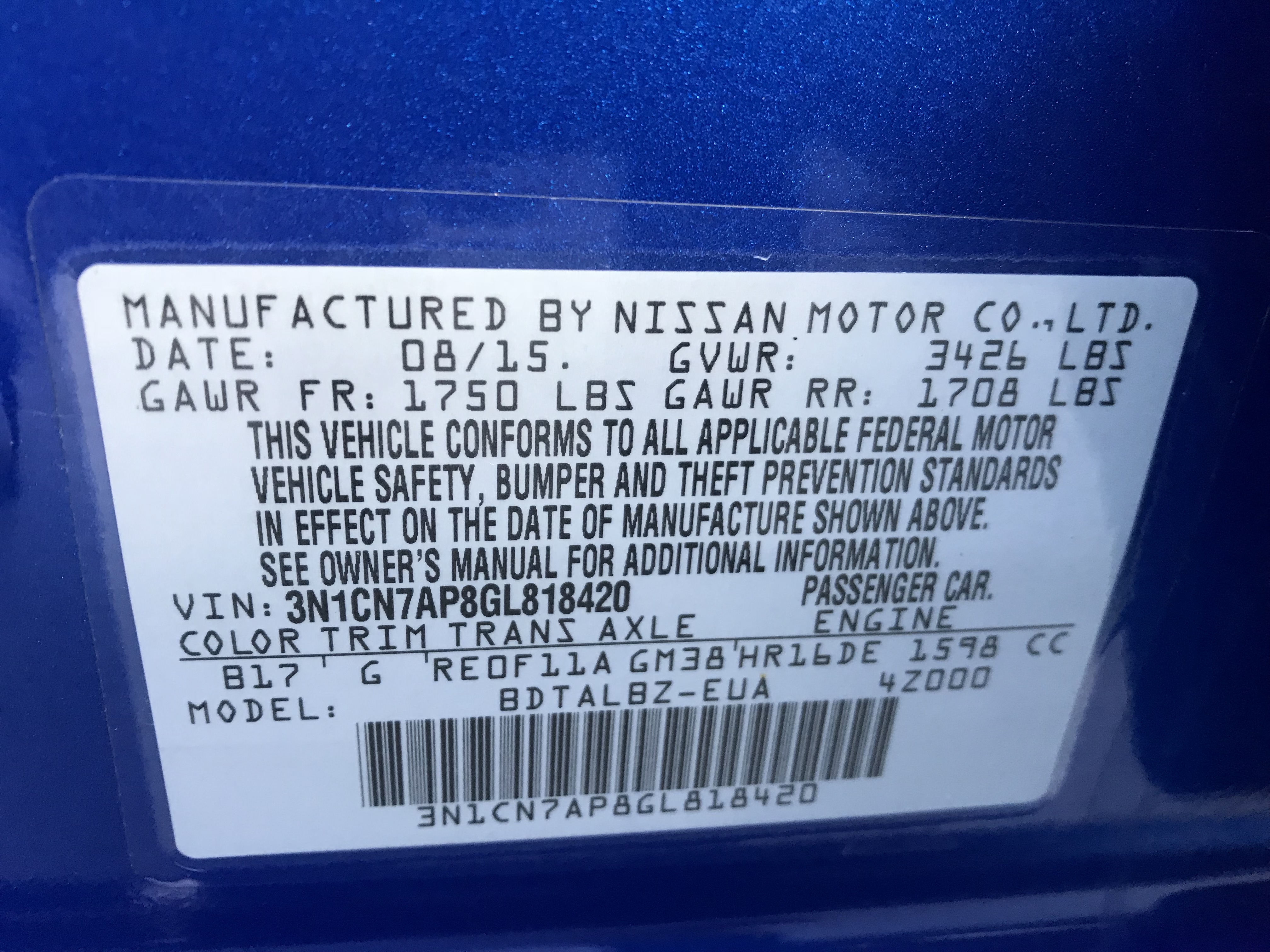 Used - Nissan Versa SV Sedan for sale in Staten Island NY