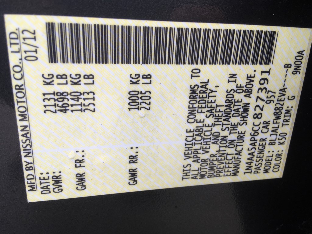 Used - Nissan Maxima SV Sedan for sale in Staten Island NY