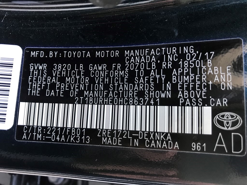 Used - Toyota Corolla LE Sedan for sale in Staten Island NY