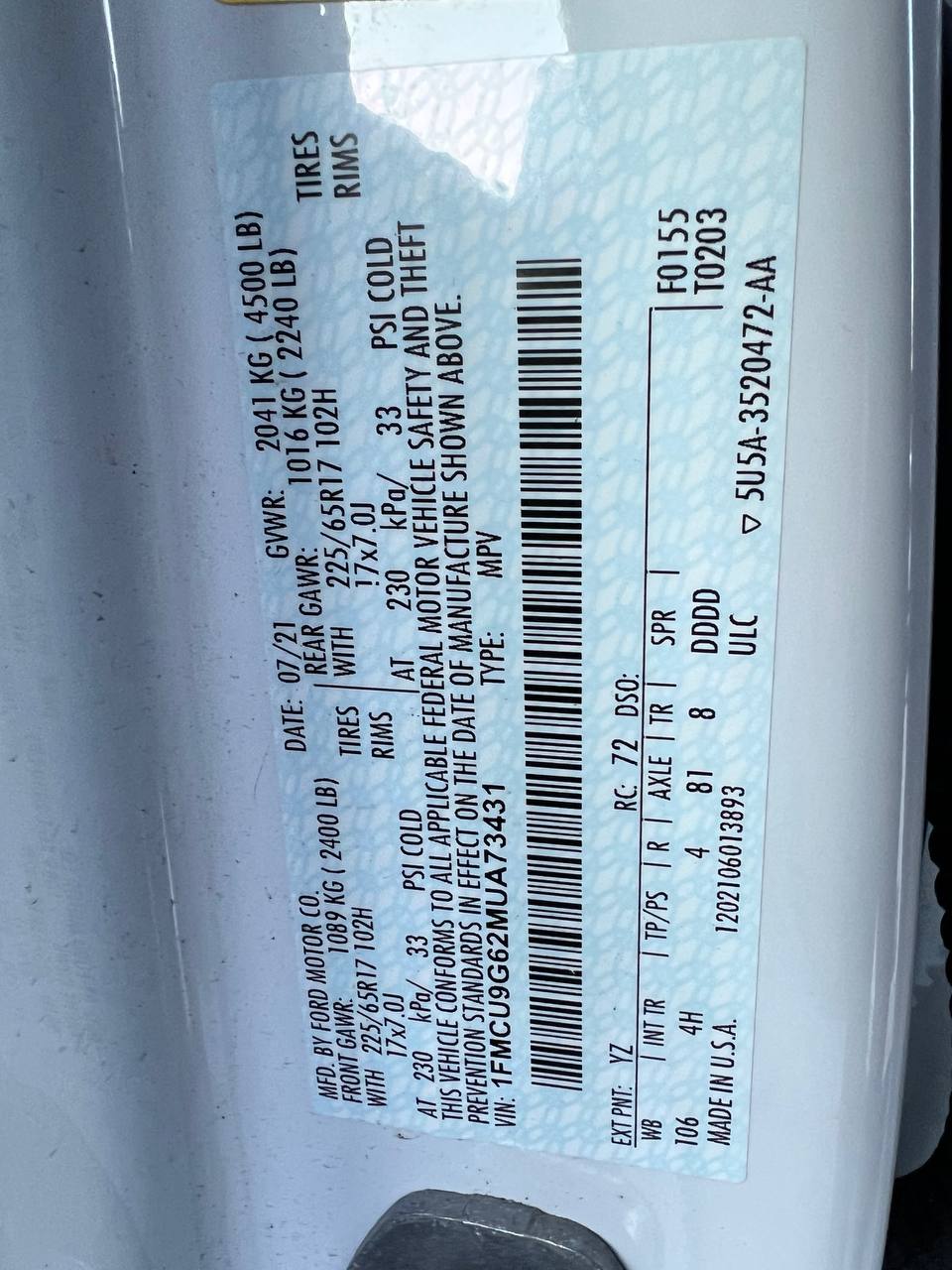 Used - Ford Escape SE AWD SUV for sale in Staten Island NY