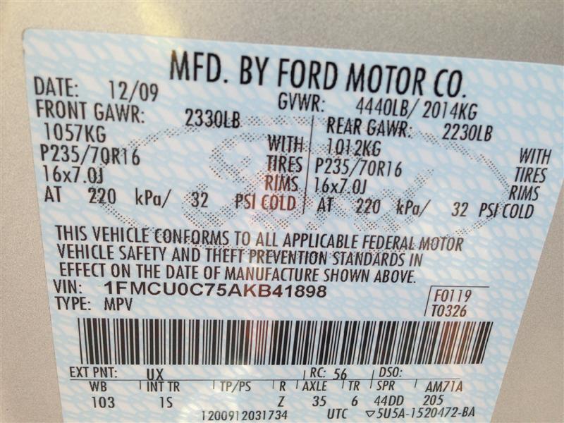 Pre-owned Car Escape XLSFord